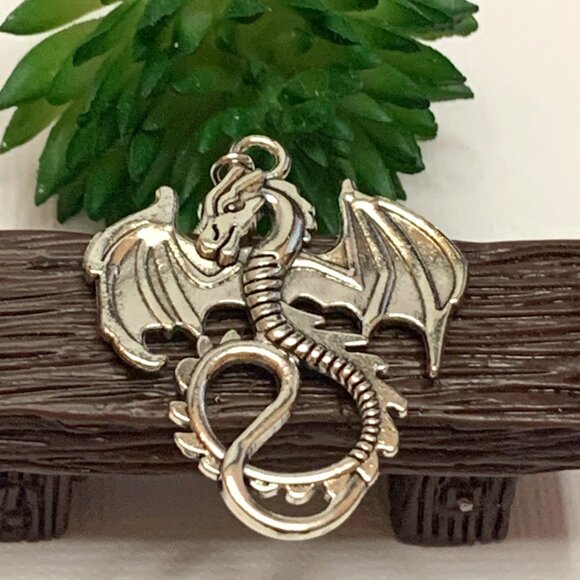 Dragon Earring, Punk Goth Earring, Dragon Jewelry, Gift Idea, Punk Goth Jewelry - Picture 5 of 7